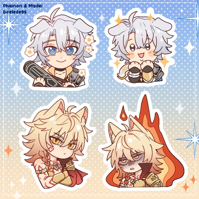 HSR Phainon and Mydei Sticker set (Honkai Star Rail) | Shopee Malaysia