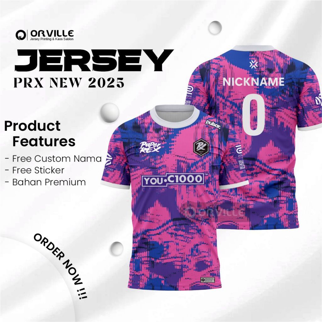 PRX PAPER REX JERSEY NEW 2025 25/26 SG VCT PACIFICKR/ FREE