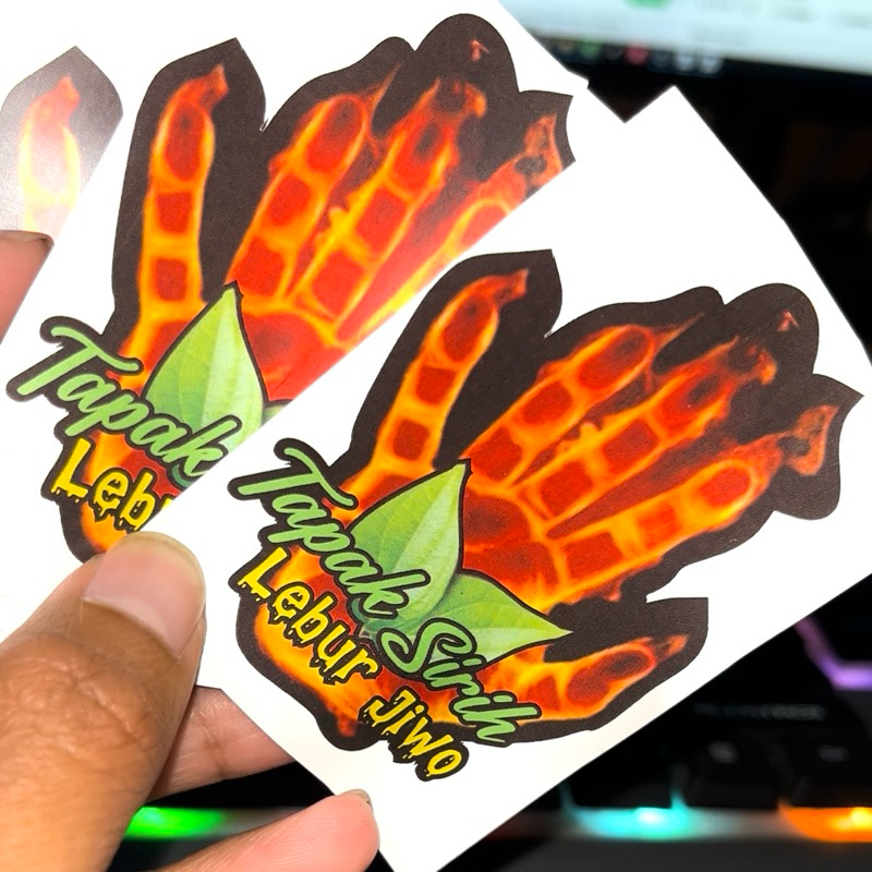 Jewo SOLID BELT TAPAK STICKER PRINTING STICKER | Shopee Malaysia
