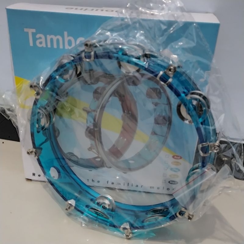 Tam/kecrek/tamborine double ring ecek ecek 10inc tambourine | Shopee ...
