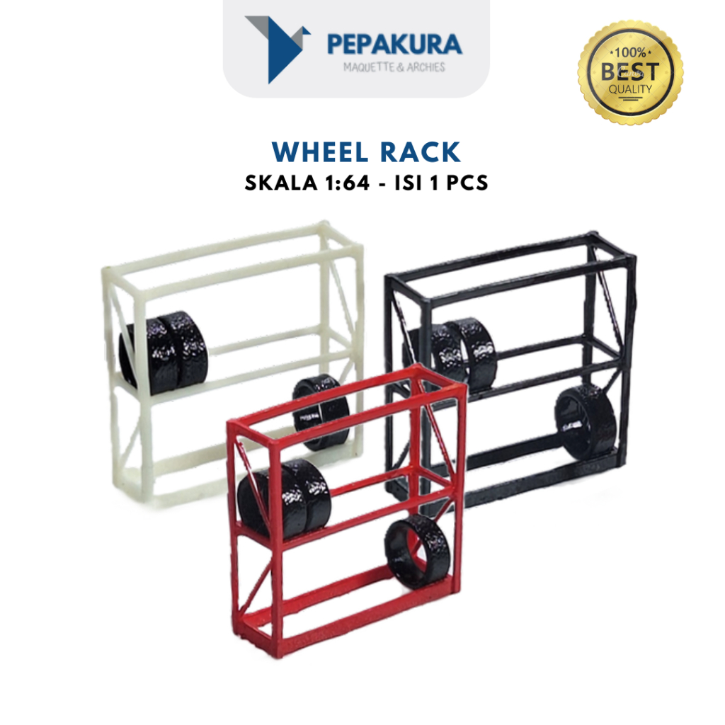Miniature Wheel Rack Cupboard Rack Tire 1:64 Scale - Diorama ...