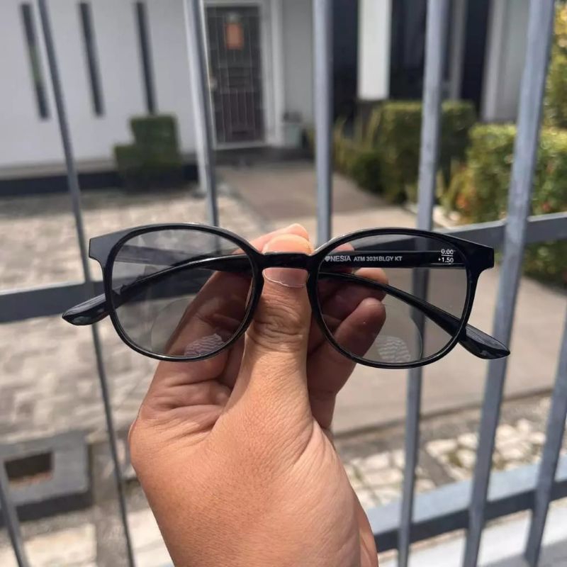 Plus Unisex Dim Black Lens Reading and Walking Glasses | Shopee Malaysia