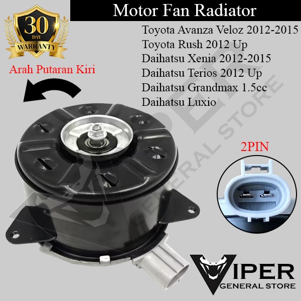 Toyota New Avanza Veloz Xenia 2012-2015 Rush Grandmax AC Radiator Fan ...