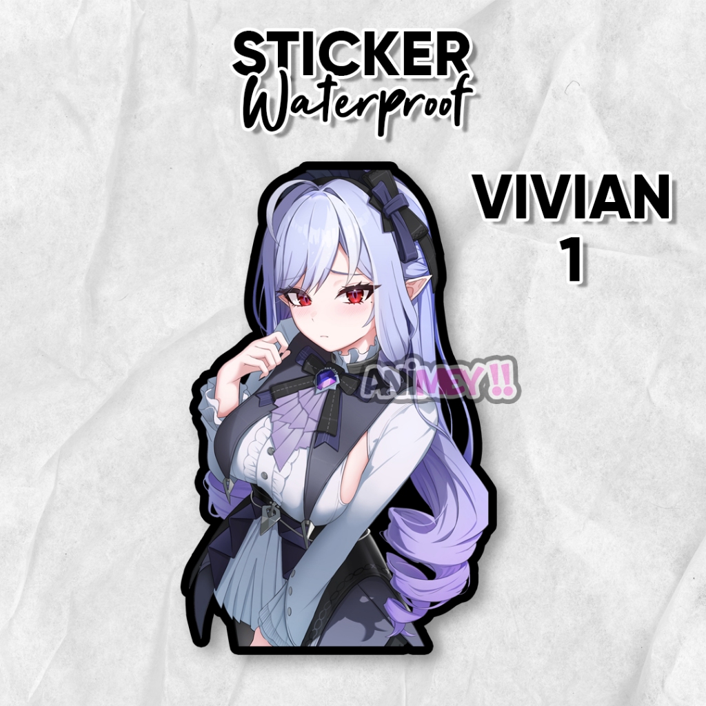 Vivian Zenless Zone Zero Game Sticker / Waterproof Anime Sticker ...