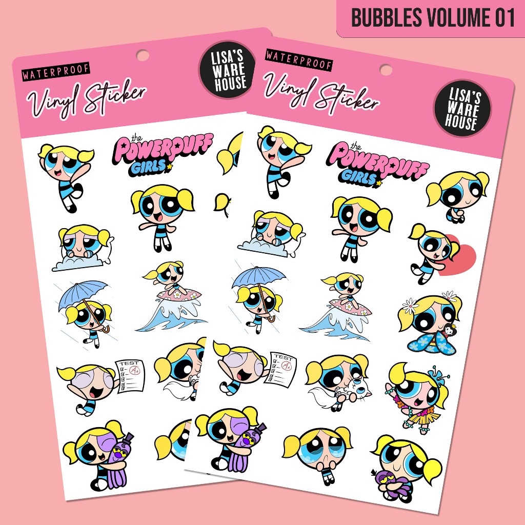 Powerpuff Girl Bubbles Vinyl Sticker Volume 01 | Shopee Malaysia