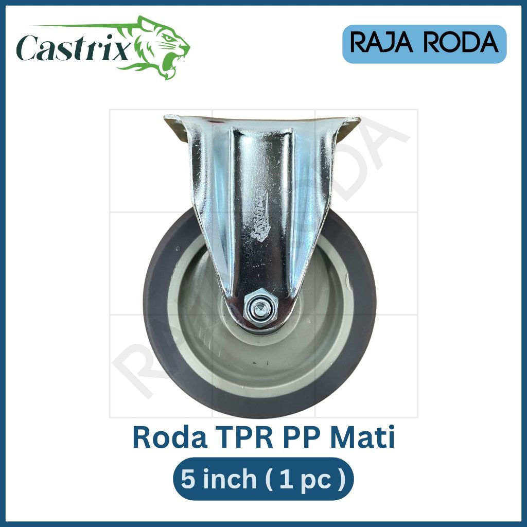 Castrix Rubber Wheels Ash TPR Trolley Steling Showcase Dead Shelf 5 ...