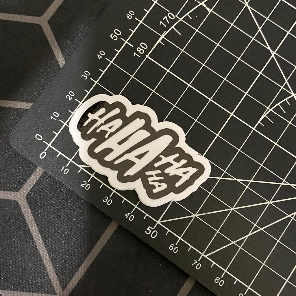 [Unit Sticker] HAHA aesthetic sticker || HAHA hypebeast brand aesthetic ...