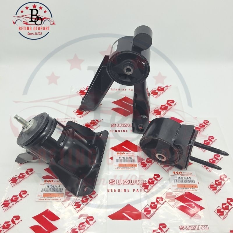 MESIN ENGINE MOUNTING RIGHT SET REARKiri 3PC SUZUKI SWIFT 2005 2006 ...