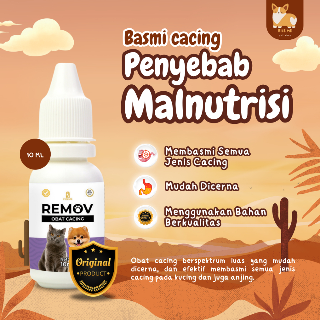 Remov Cat and Dog Worm Medicine 10 Ml | Shopee Malaysia