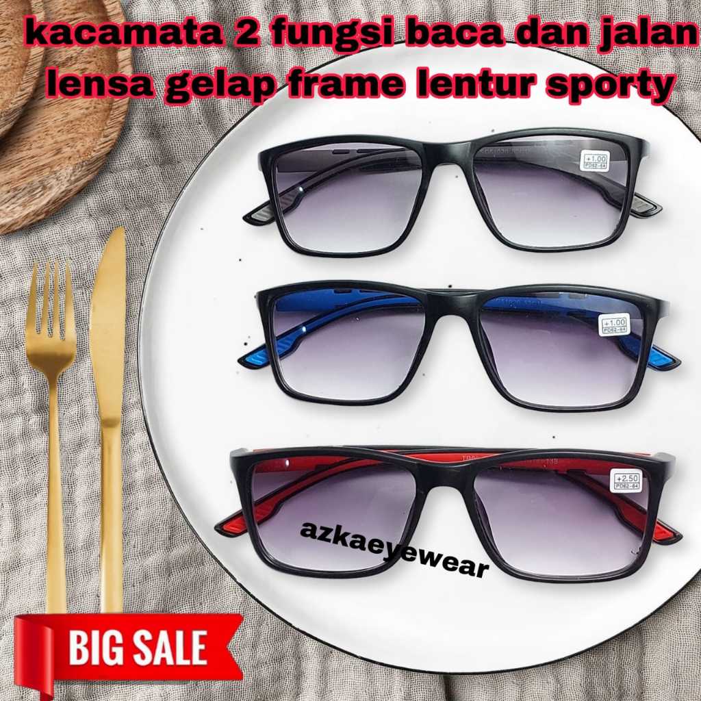 Reading GLASSES WITH DUAL VOCUS READING FOR MEN AND WALKING PERMANENT ...
