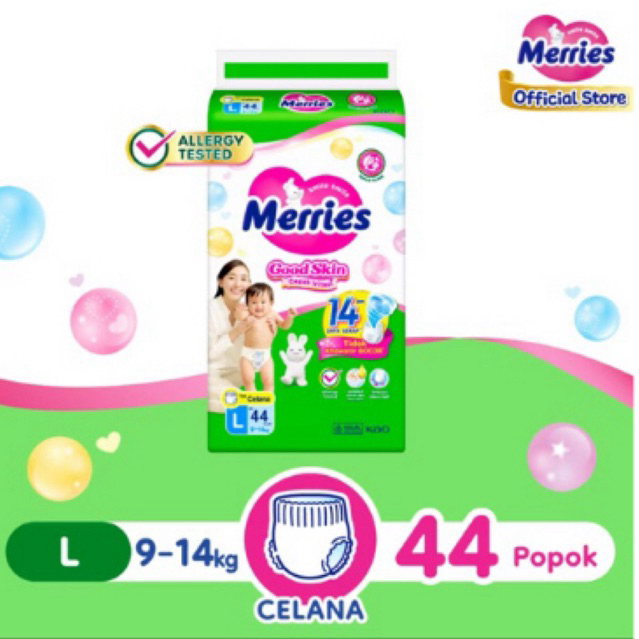 DIAPER MERRIES JUMBO L42 | Shopee Malaysia