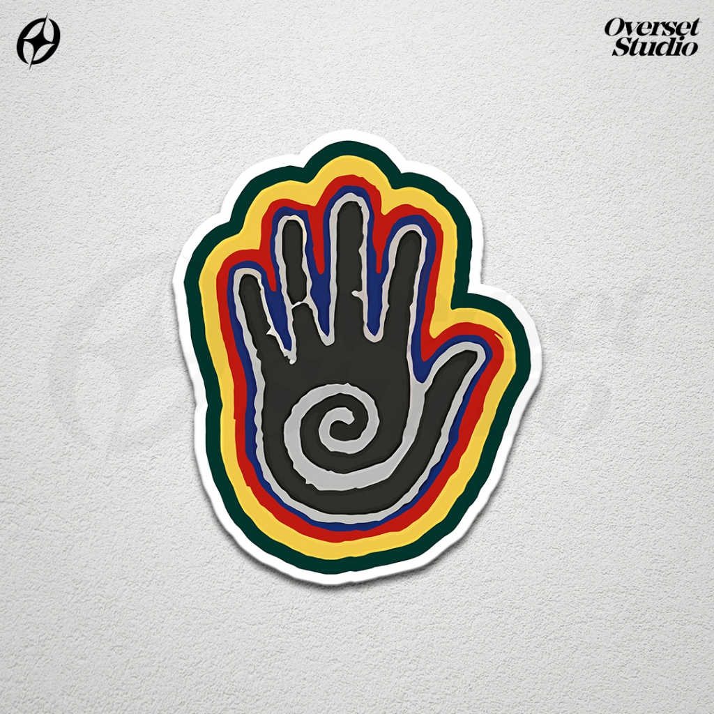 LOKAL Vintage Hand Stickers / Cute Aesthetic Stickers / Glossy Vinyl ...