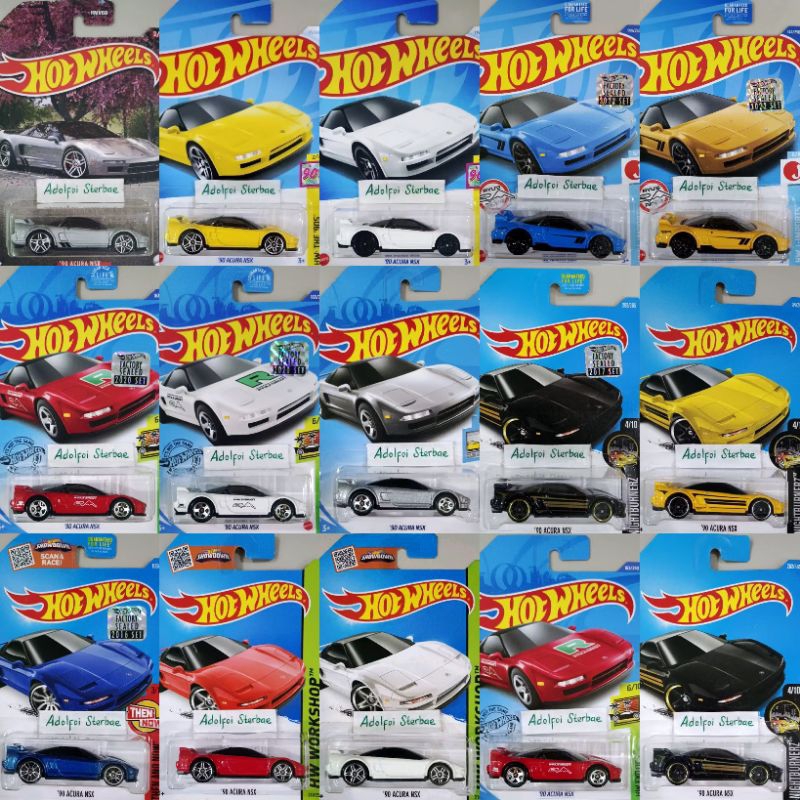 Hotwheels hot wheels '90 acura nsx factory sealed then and now hw ...