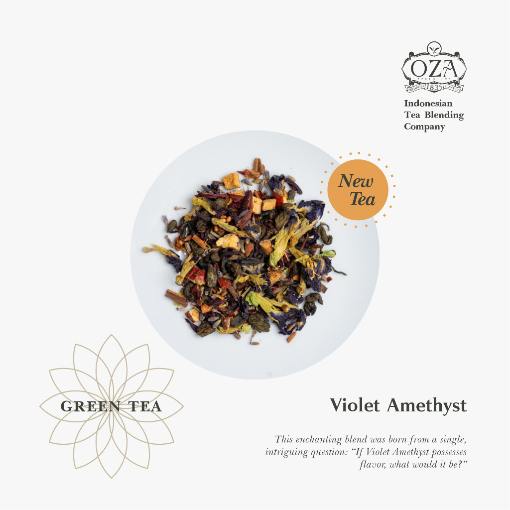 OZA Tea - Violet Amethyst | Artisan Tea - Herbal Tea | Special Grade ...