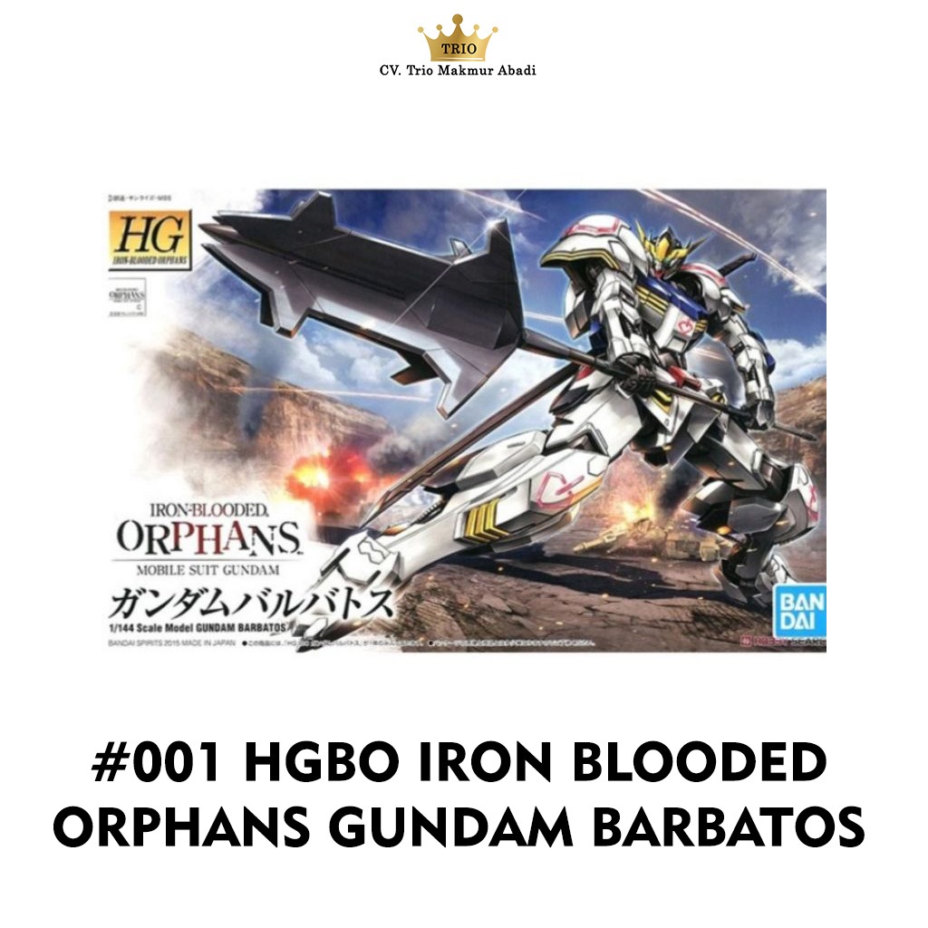 001 HGBO IRON BLOOD ORPHANS GUNDAM BARBATOS | Shopee Malaysia