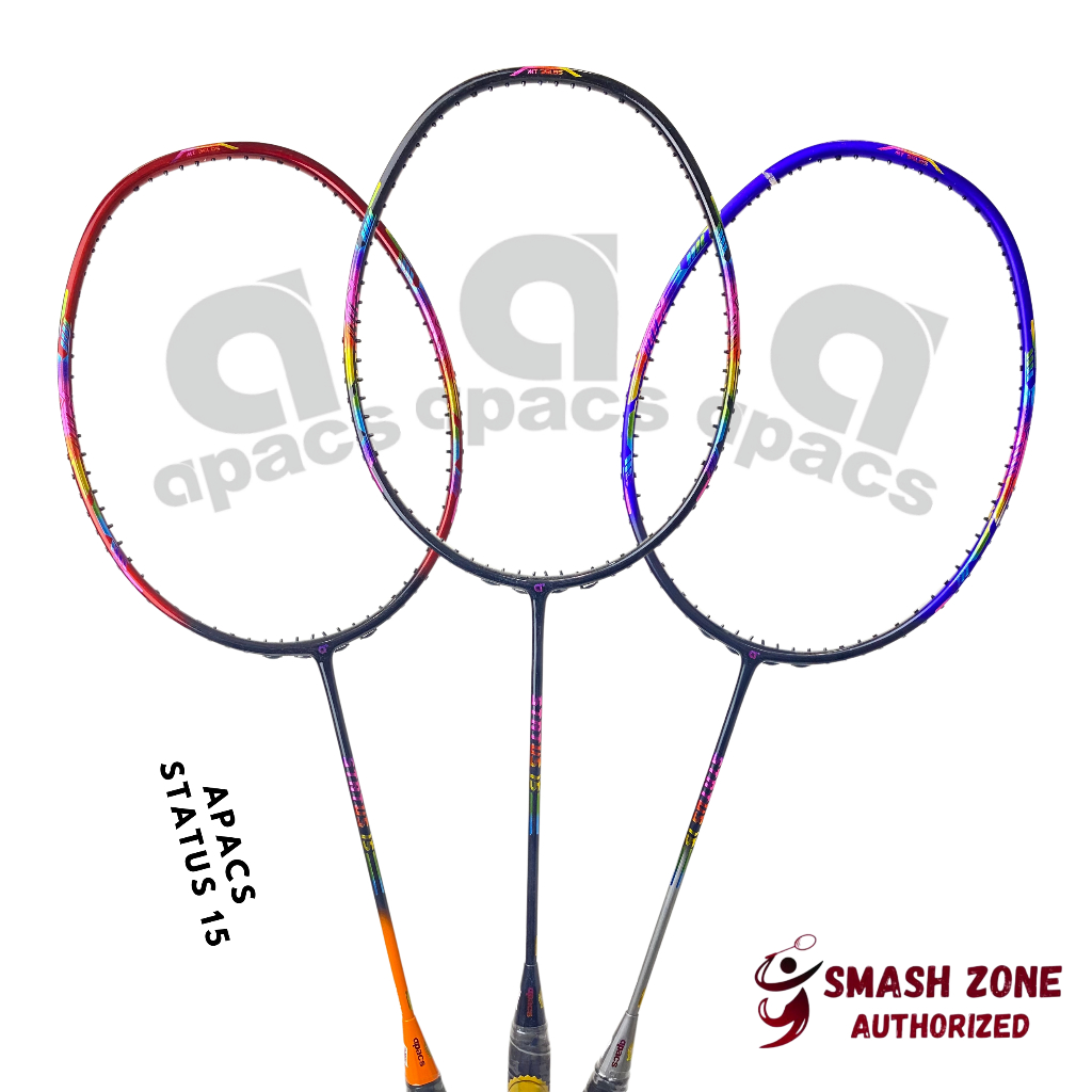 APACS Original Status 15 Badminton Racket | Strength 10 | Lethal Light ...