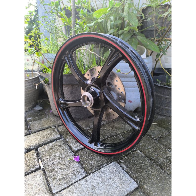 Yamaha MIO Front Rims plus Original Yamaha discs MIO J GT SOUL FINO ...