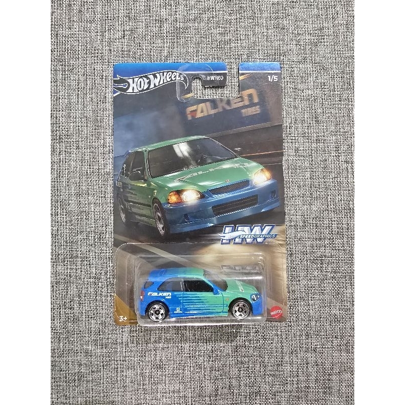 Hot Wheels Civic EK9 Falken Speed Graphics | Shopee Malaysia