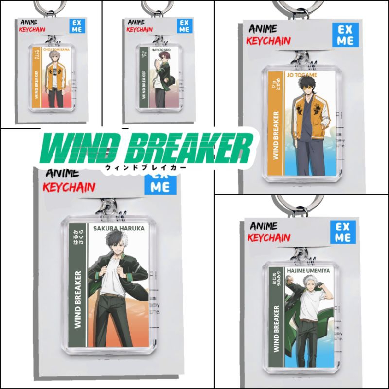 GANTUNGAN Wind Breaker Keychain - Wind Breaker Keychain - Anime Ganci ...