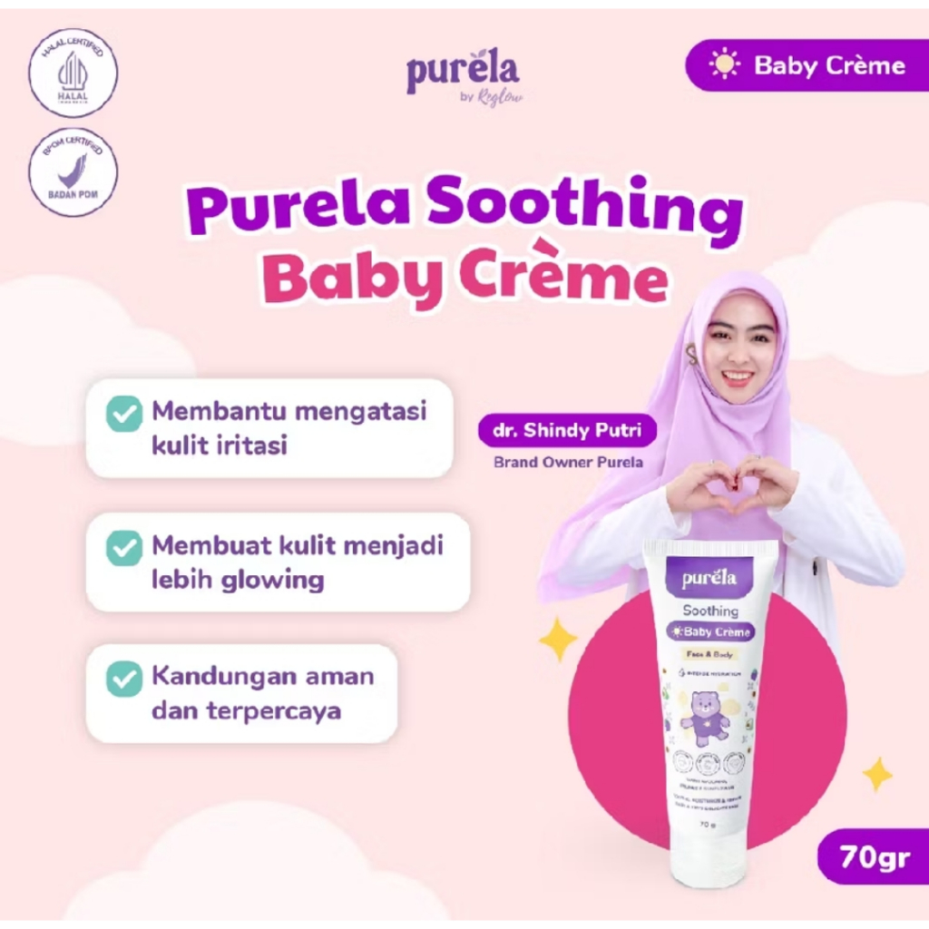 Purela Soothing Baby Creme 70 gr | Shopee Malaysia