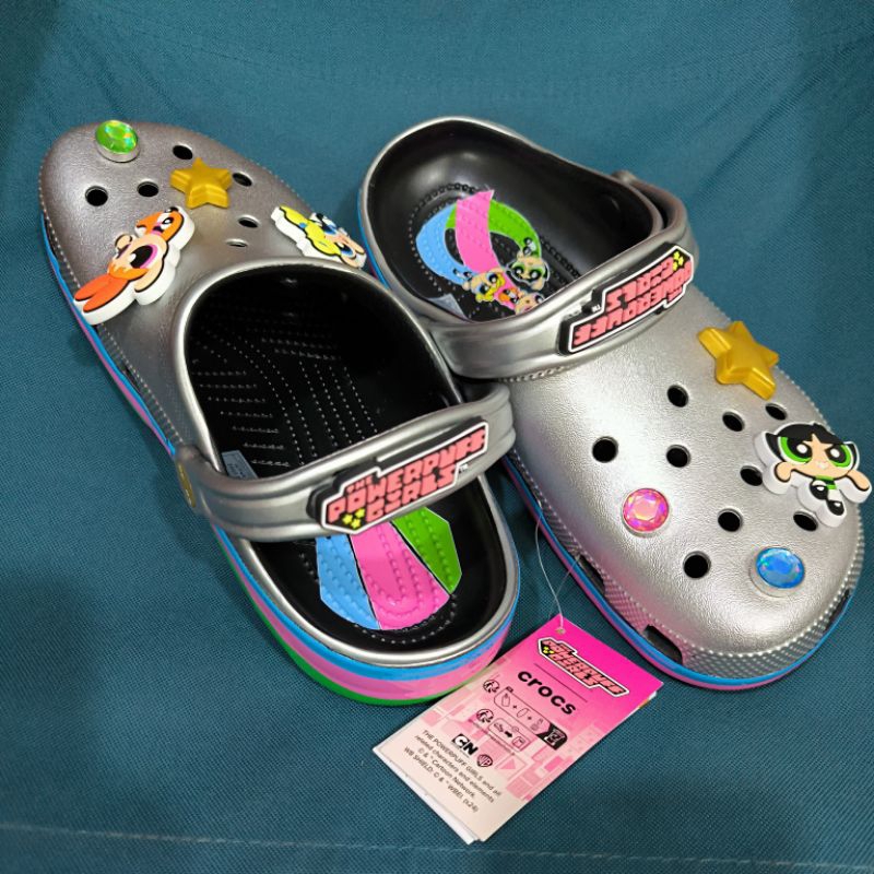 Crocs Powerpuff girls original women's sandals | Shopee Malaysia