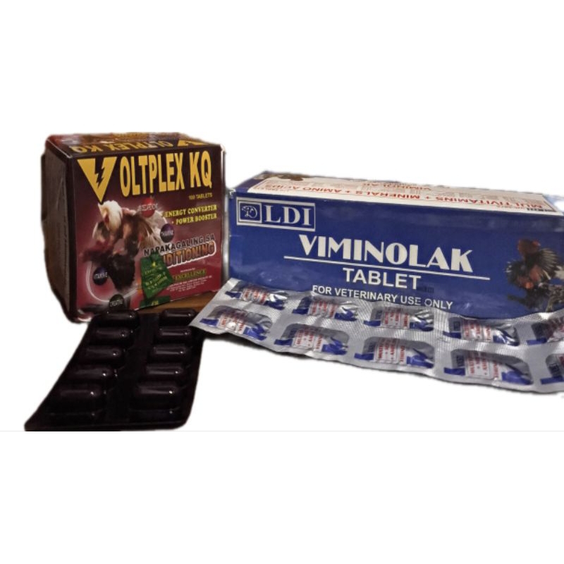 VIMINOLAK TABLET AND VOLTPLEX KQ CHICKEN SUPPLEMENT PETARUNG PILIPHINS ...