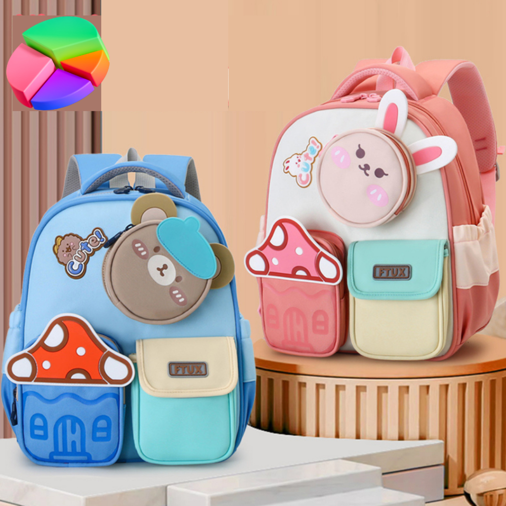 [MTOYS] Cute and cool backpack with home ornaments in cute colors for ...