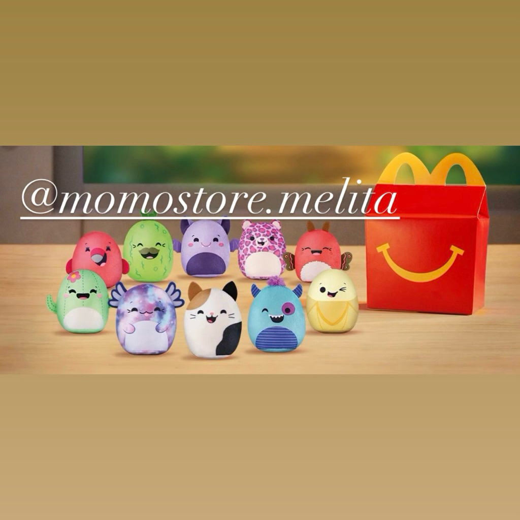 SQUISHMALLOW Happy Meal Mcd McDonalds Original Shopee Malaysia(02)