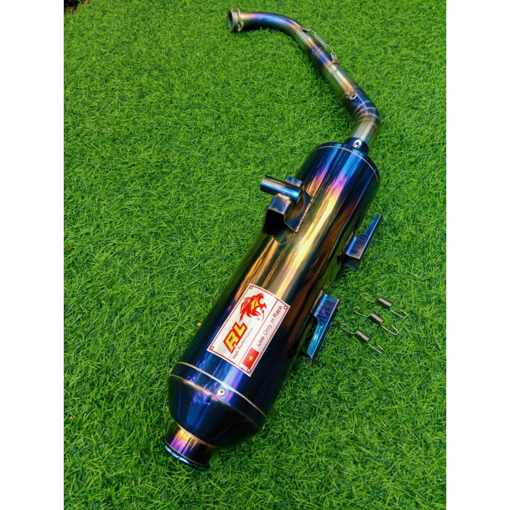 RED Leo Silent Killer power pipe Mio Sporty Mio Soulty Beat Fi Click V1 ...
