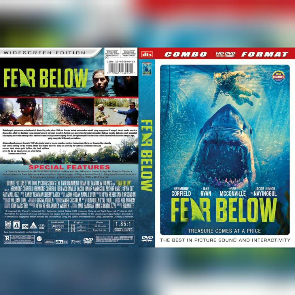 DVD Fear Below 2025(Jake Ryan) | Shopee Malaysia