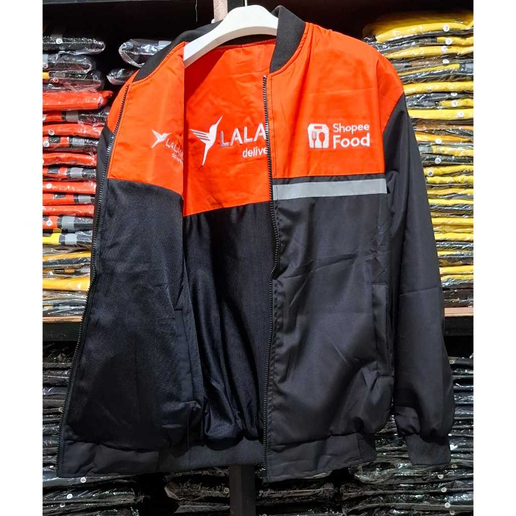LATEST SOPI LALAMOVE CHAMPION JACKET WITH REAL PICT FULL EMBROIDERED ...