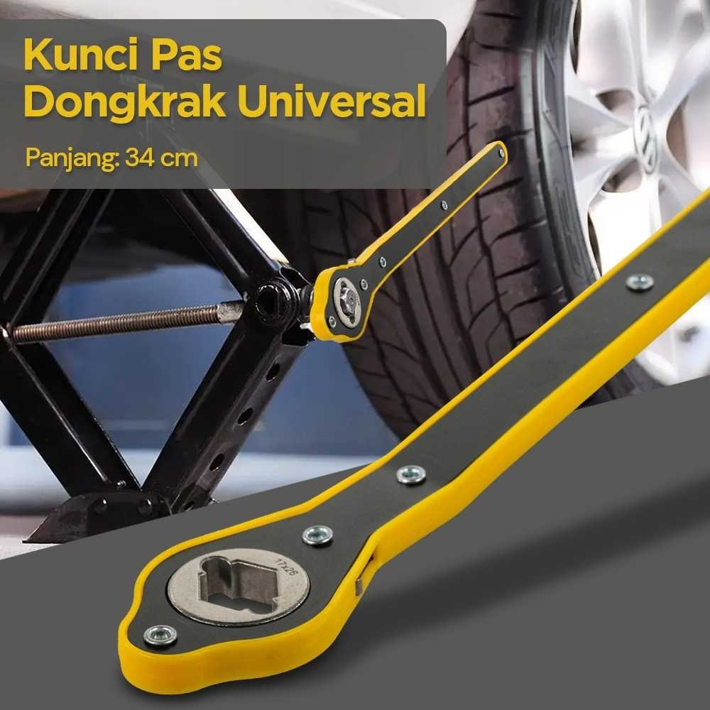 Universal Ratchet Wrench Rocker Car Jack | Shopee Malaysia