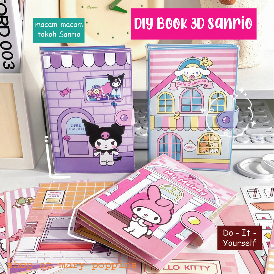 Quiet Book Diy Sanrio Educational Toy Busy Book Children S Activity