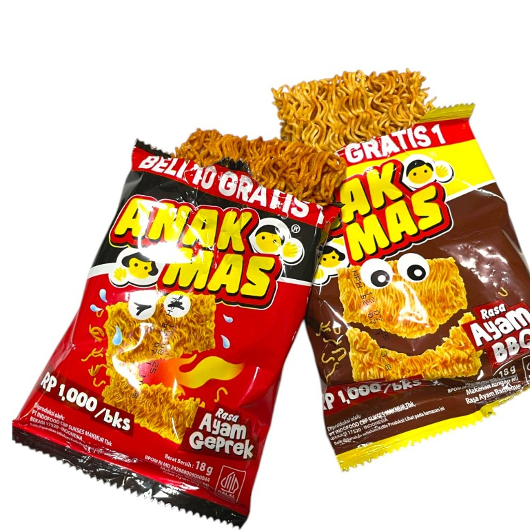Children's Noodles Mas Old School Snacks 1 Plan contains 10 | Shopee ...