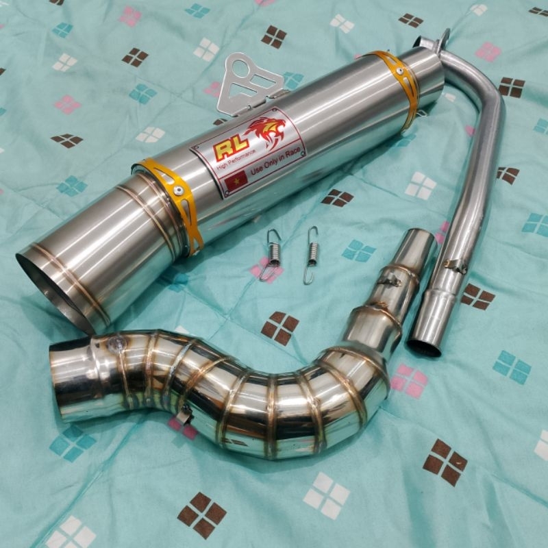 Red LEO racing Exhaust open for Ex5/Exhaust wave 100/110 Exhaust Kriss ...