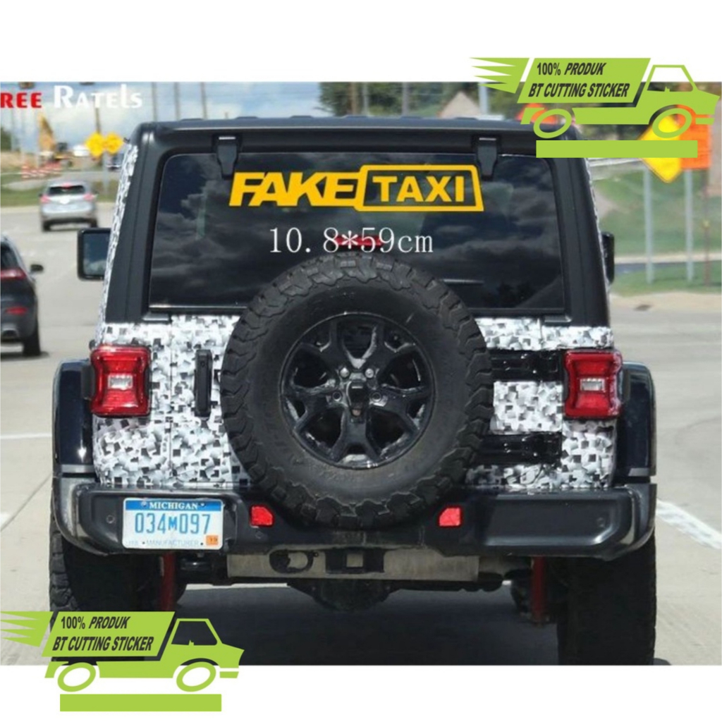 FX21 BT car stickers fake taxi window stickers fake taxi stickers car ...