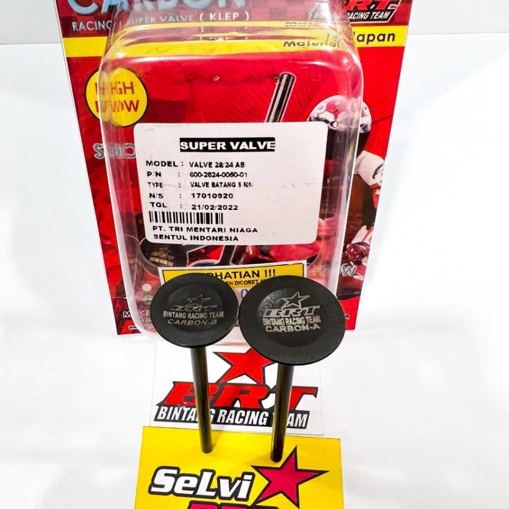 VALVE VALVE VALVE RACING CARBON BRT STANDARD KLX 150 CRF 150 VERZA NEW ...