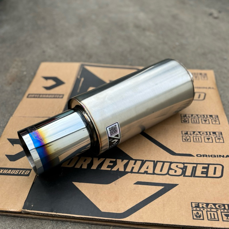 DRY Exhausted Car Racing Exhaust Flow Type Dry Racing Exhaust | Shopee ...