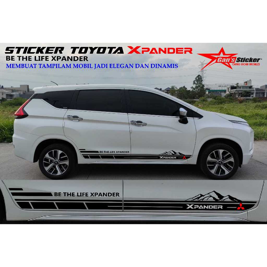 MITSUBISHI XPANDER STICKER XPANDER CAR ACCESSORIES | Shopee Malaysia