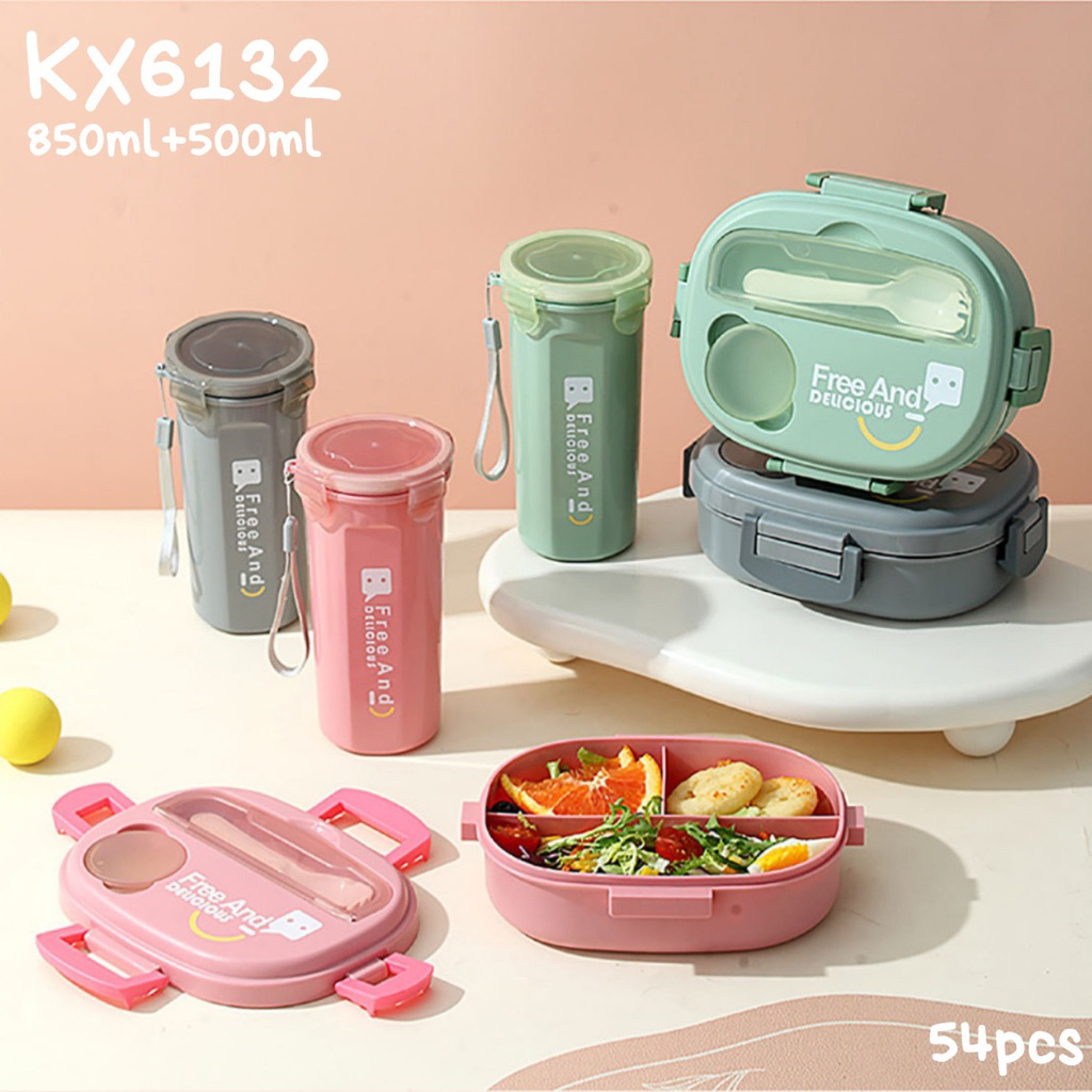 DINING PLACE 6123/LUNCH BOX SET FOR CHILDREN/DUNCH BOX WITH FREE BOTTLE ...