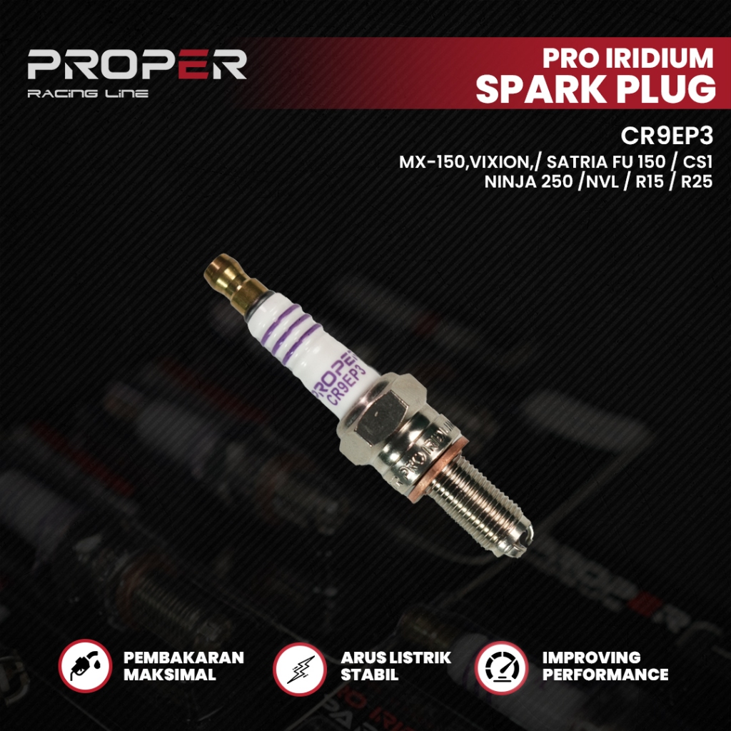 PROPER RACING LINE PRO IRIDIUM SPRAK PLUG Spark PLUG MX-150 VIXION ...