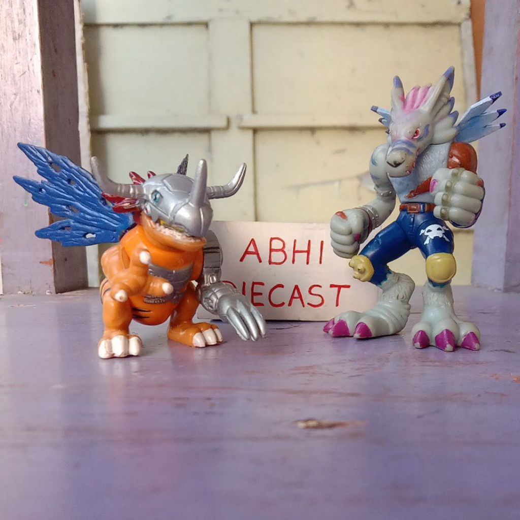Digimon adventure metal graymon action figure package were garurumon ...