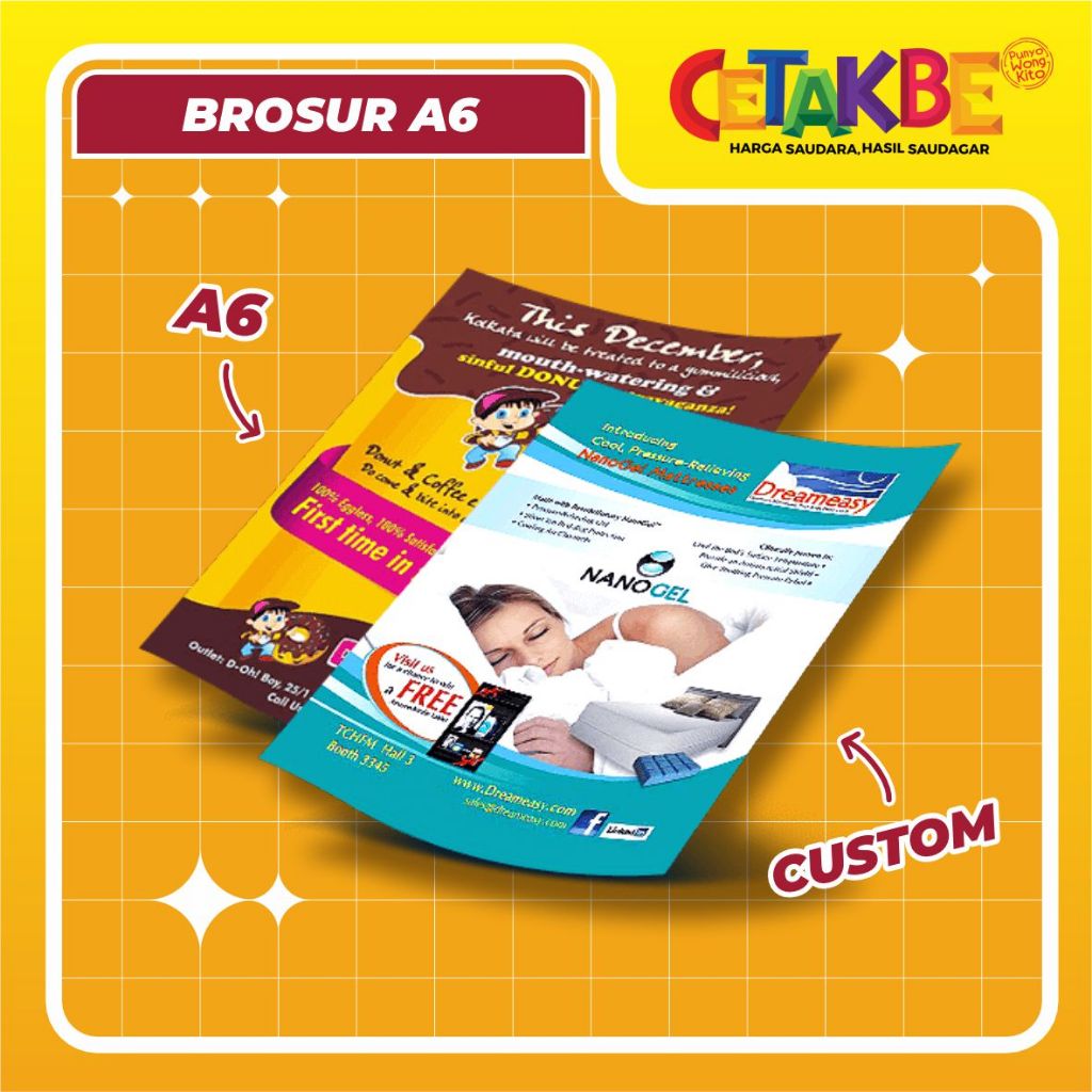 A6 BROCHURE PRINTING, A6 BROCHURE, BROCHURE PRINTING | Shopee Malaysia