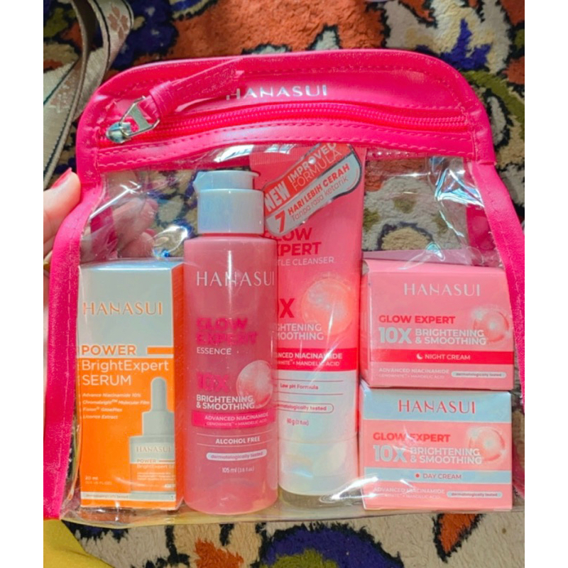 10 FLAWLESS GLOW HANASUI PACKAGE FRAME + HANSUI SERUM | Shopee Malaysia