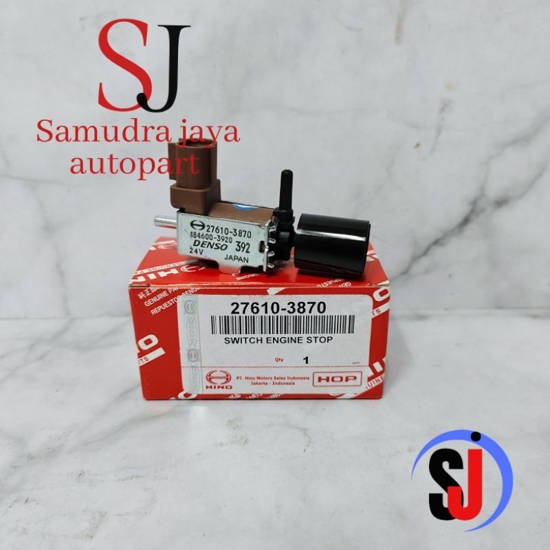 MESIN Engine Stop Switch 24V Dyna Hino Dutro HT125 HT130 Engine Killer ...
