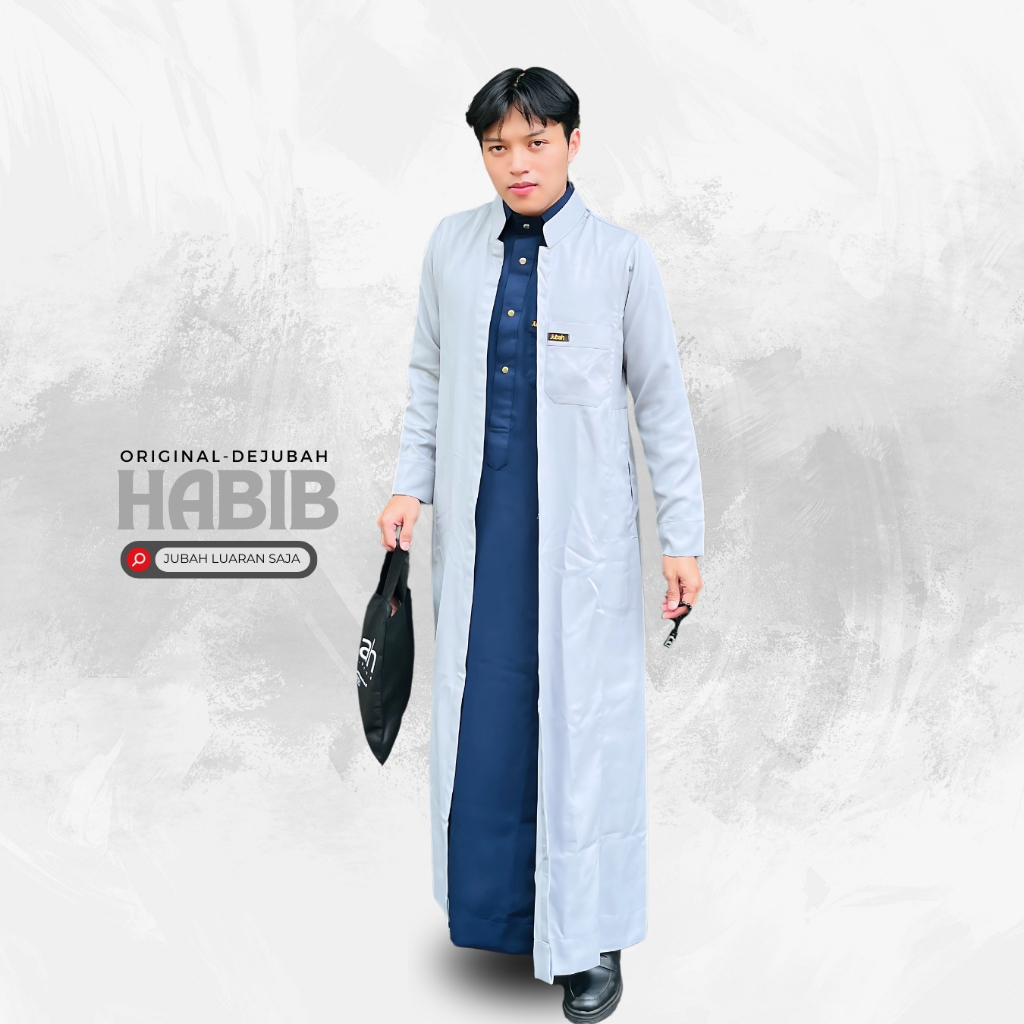 DeJubah - Men's Outer Robe Habib Robe Model | Shopee Malaysia
