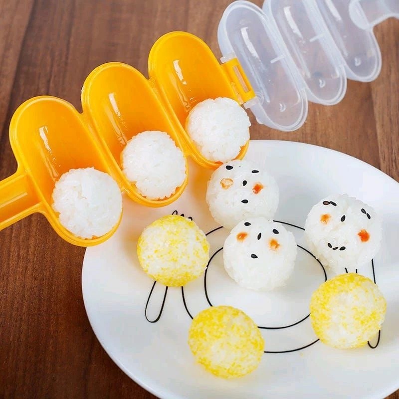 Round Rice Ball Maker Bento Sushi Rice Mold Bento Rice Ball Shaker Mold ...