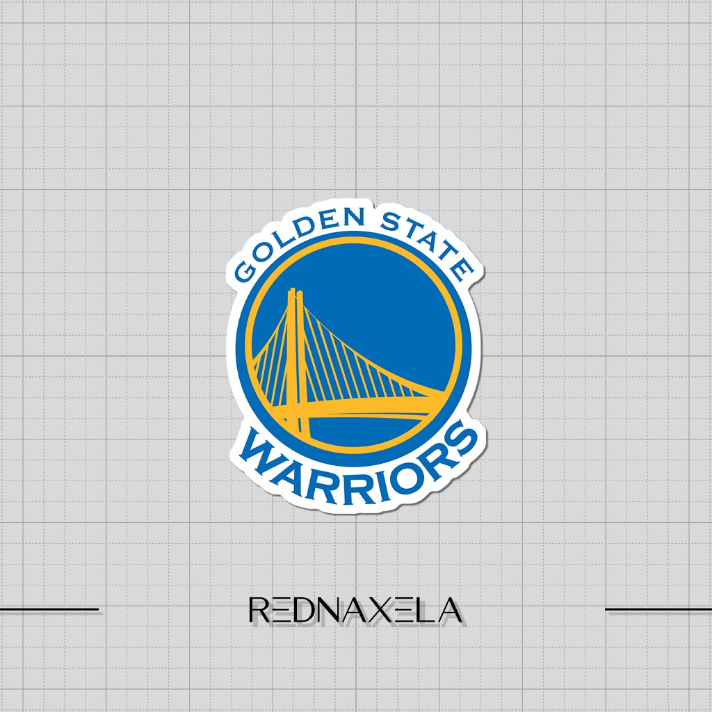 Golden State Warriors NBA Vinyl Sticker Outdoor Suitcase Sticker ...