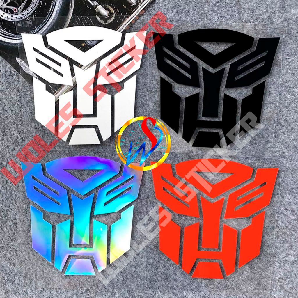 Waterproof Viral Autobot Decepticon Transformer Logo Sticker Cutting ...