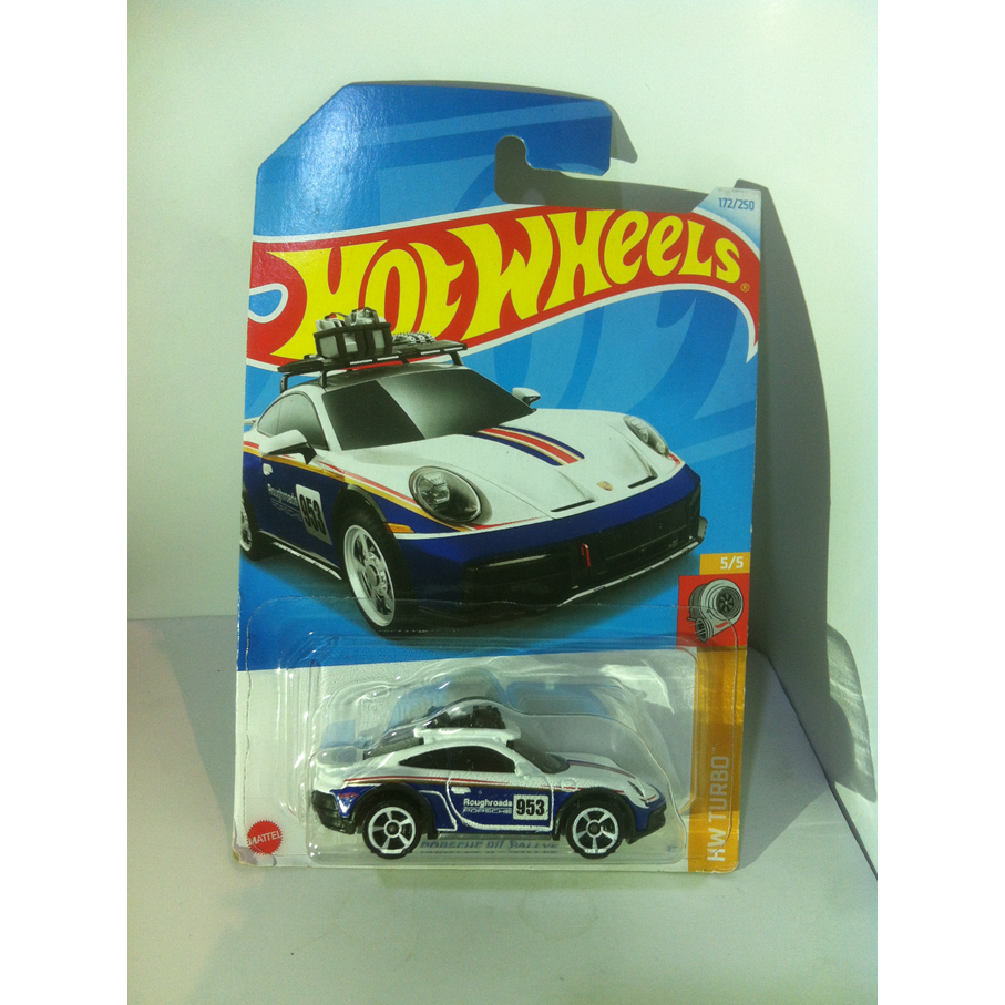 Hot Wheels HW Turbo 5/5 Porsche 911 Rallye in Blue & White 172/250